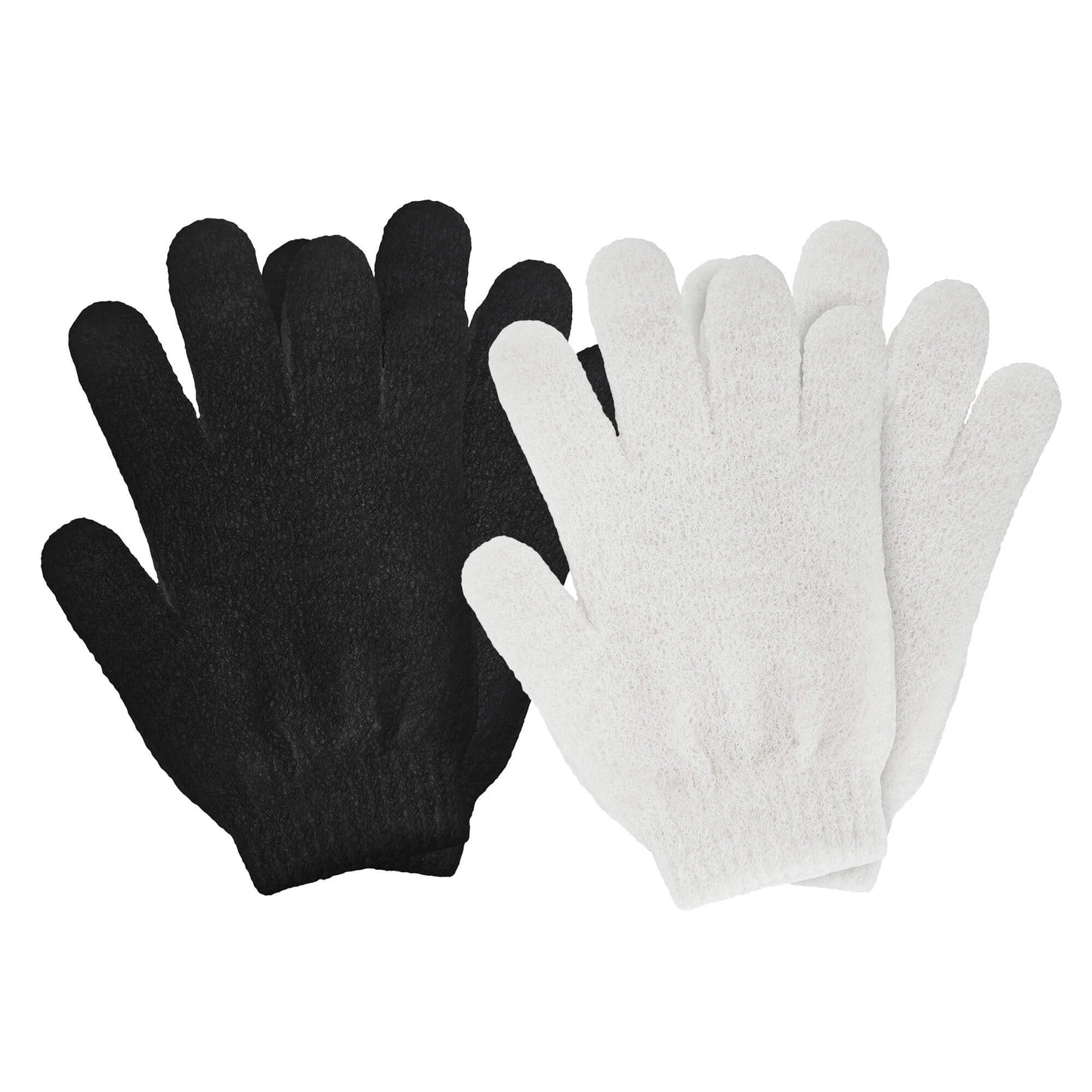 4 Exfoliating Gloves Set