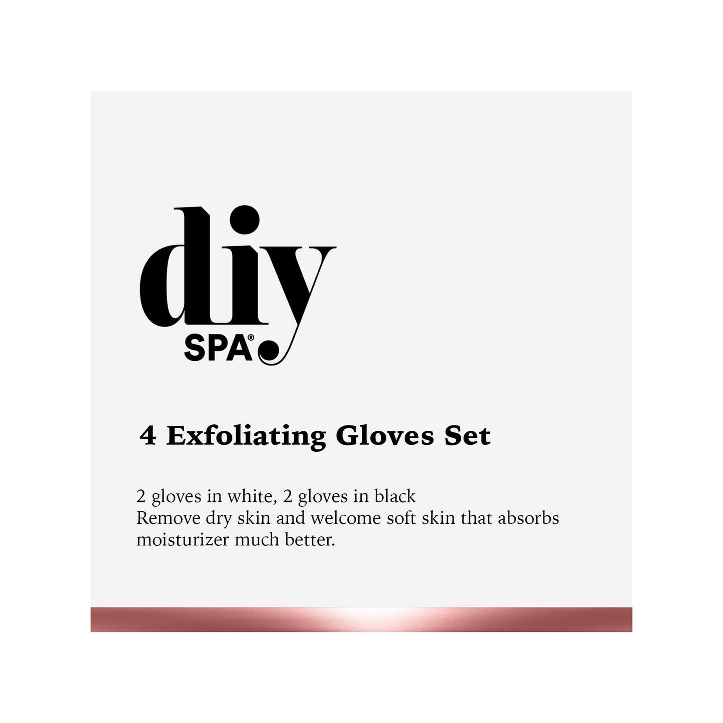 4 Exfoliating Gloves Set