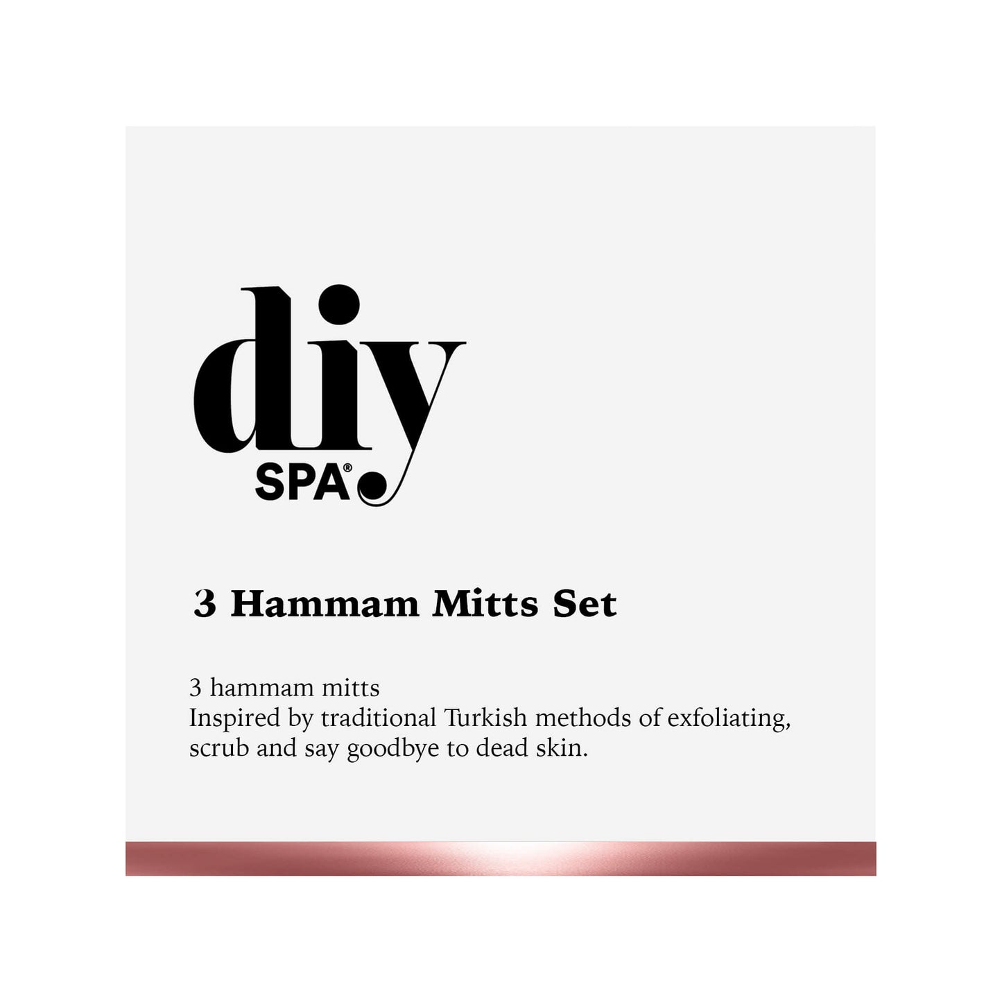 3 Hammam Mitts Set